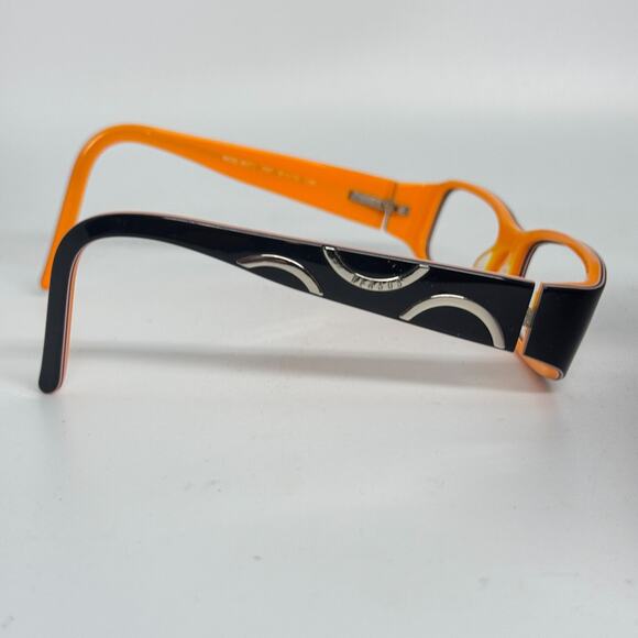 Versace MOD 8071 707 Sunglass FRAMES ONLY Black Orange full Rim H17012‎ main image 6